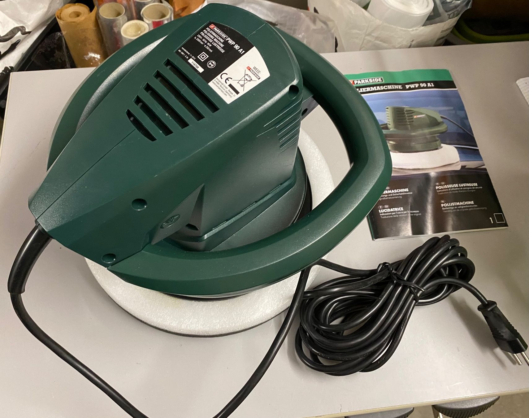 Parkside Schleifen & Polieren: Parkside Poliermaschine PWP 90 A1, neu – Neu und originalverpackt aus Dietlikon von  5