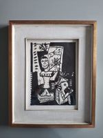 Bild von Friedrich Kuhn (Originalwerk) 55 x 45 cm gerahmt