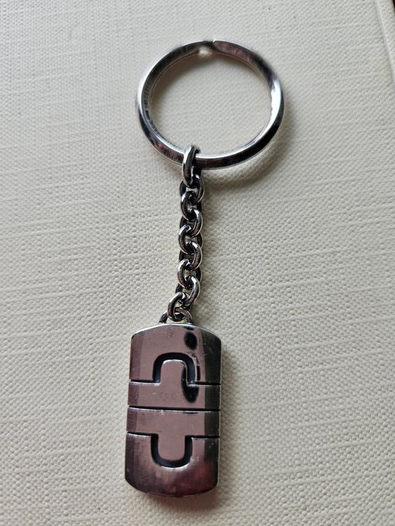 Porte-clés (ou Boutons De Manchette) Bulgari En Or 18K Et Onyx - Occasion Bon état