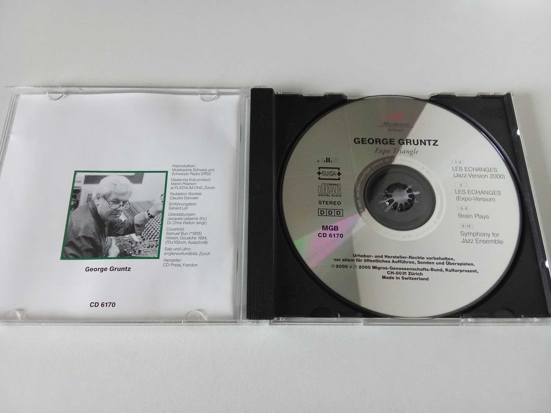 CD: George Gruntz - Expo Triangle – Usato da Bilten venduto da Bora3 2