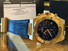 TW Steel Chronograph Uhr goldfarben neuwertiger Zustand