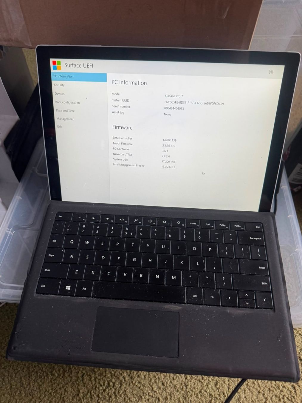 Microsoft Notebook: Surface Pro 7 - i5/8/256 M1866 – Difettoso da Olten venduto da HoYa01