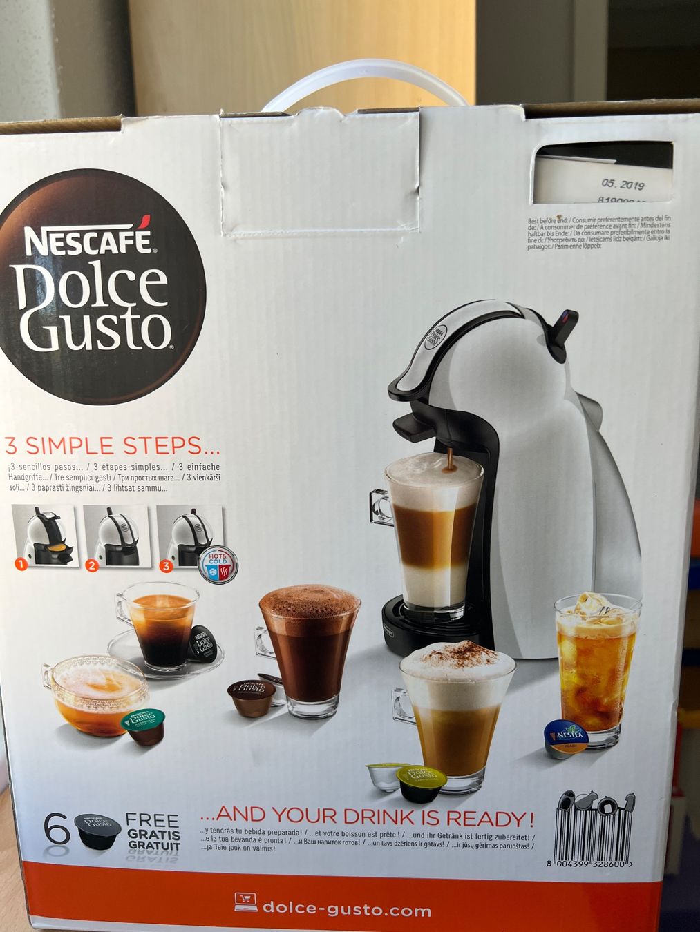 De'Longhi Macchine per caffè & Macchine per espresso: DELONGHI Kaffeemaschine Dolce Gusto Piccolo – Nuovo e nell'imballaggio originale da Zufikon venduto da SULMI02 5