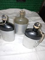 3 Feldflaschen Schweizer Armee Aluminium gebraucht