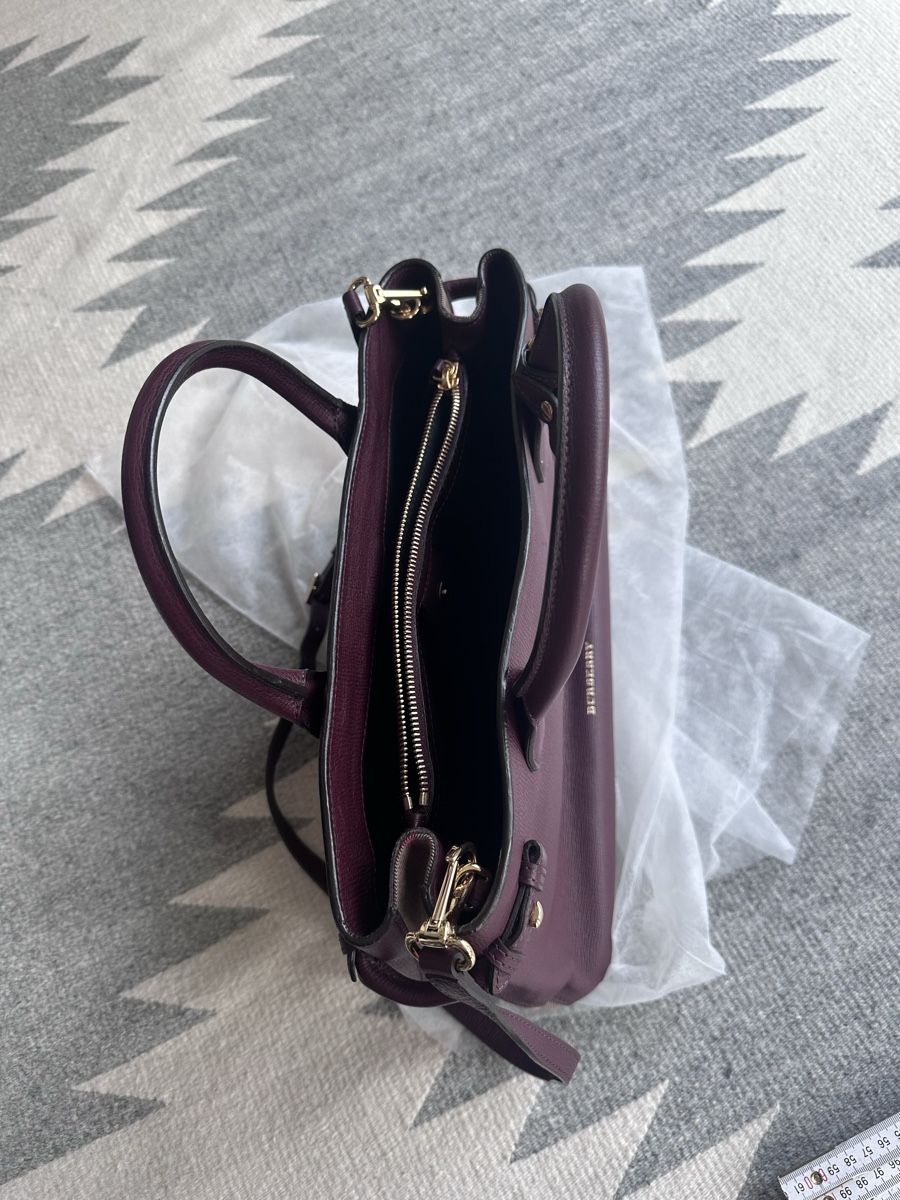 Burberry Borse da donna: Burberry bag - Banner leather and canvas – Usato da Laupen BE venduto da Smythe 1