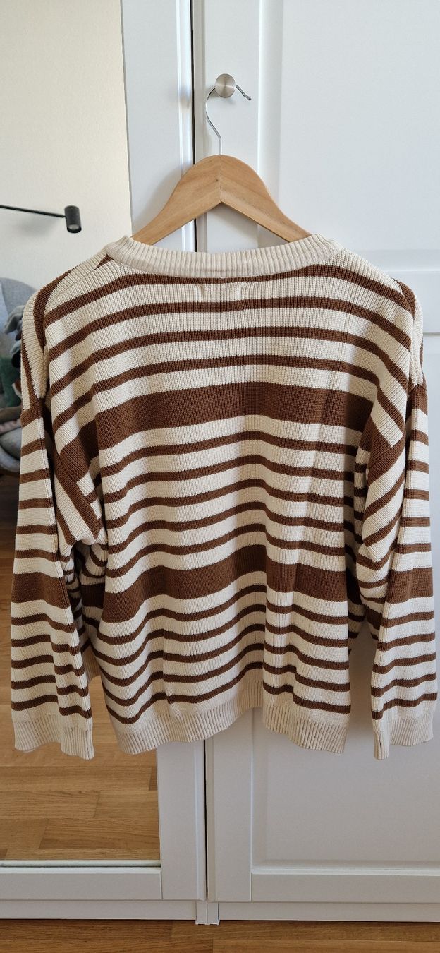 Maglioni & Felpe: Givn Pullover Streifen beige braun XS oversized NEU – Nuovo e nell'imballaggio originale da Zürich venduto da c.line89 2