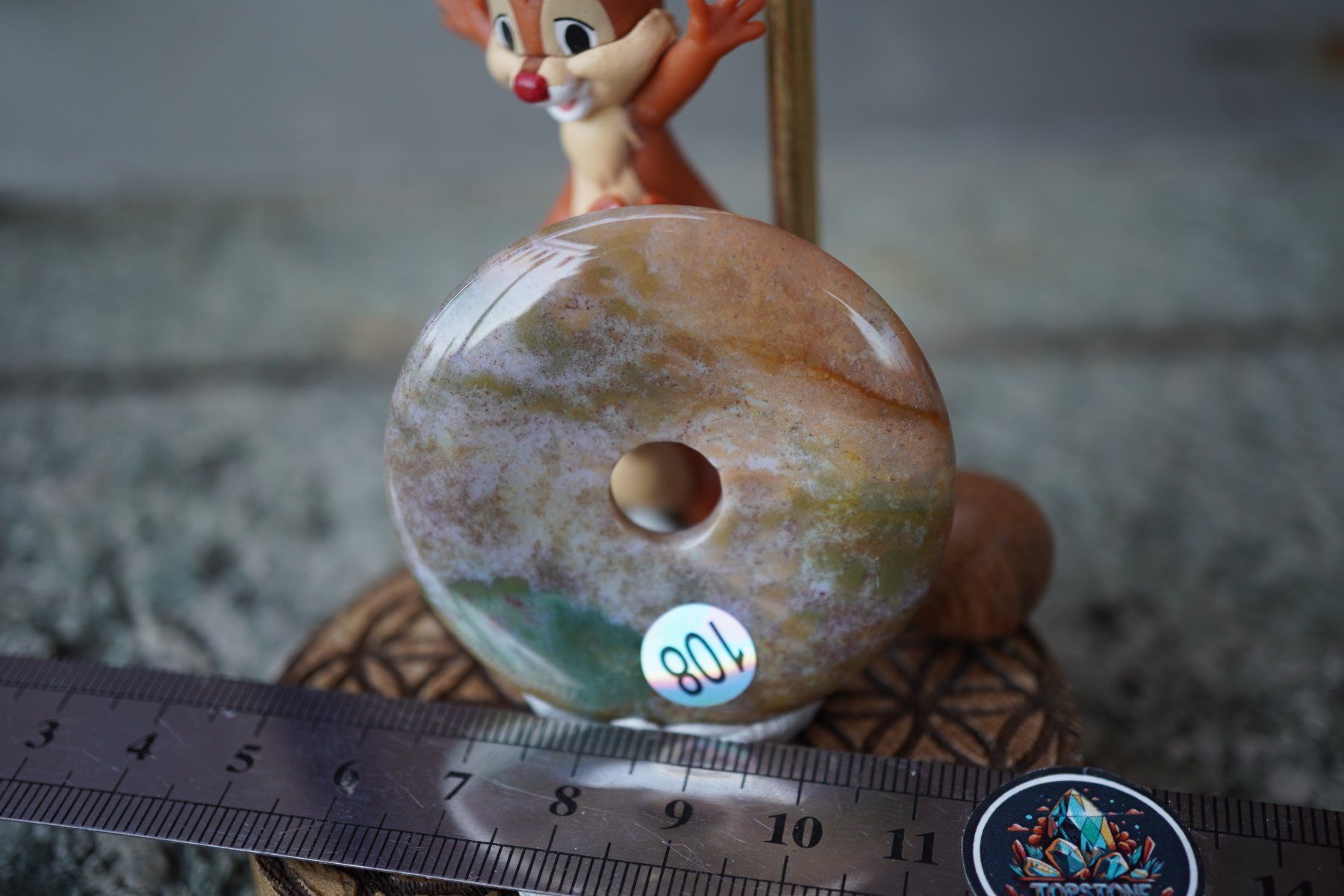 Minerali & Pietre curative: Jaspis   Pi Scheibe  ca 50mm   ab  1.-     Räumung – Nuovo e nell'imballaggio originale da Eschenbach SG venduto da topstone