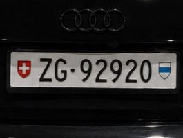 Kontrollschild ZG92920