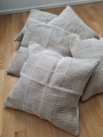 5 Kissenhüllen H&M H 50x50cm Beige,Tolle Sommer Deko