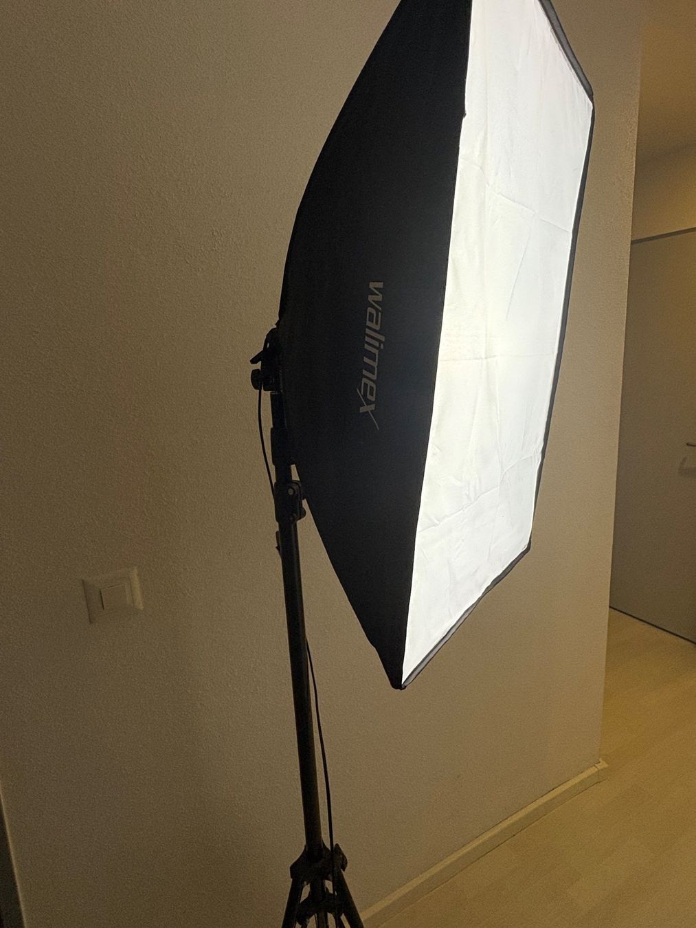 Lampade: Walimex pro Softbox / Lightbox Studioleuchte inkl. Stativ – Usato da Luzern venduto da ves_yg8z 1