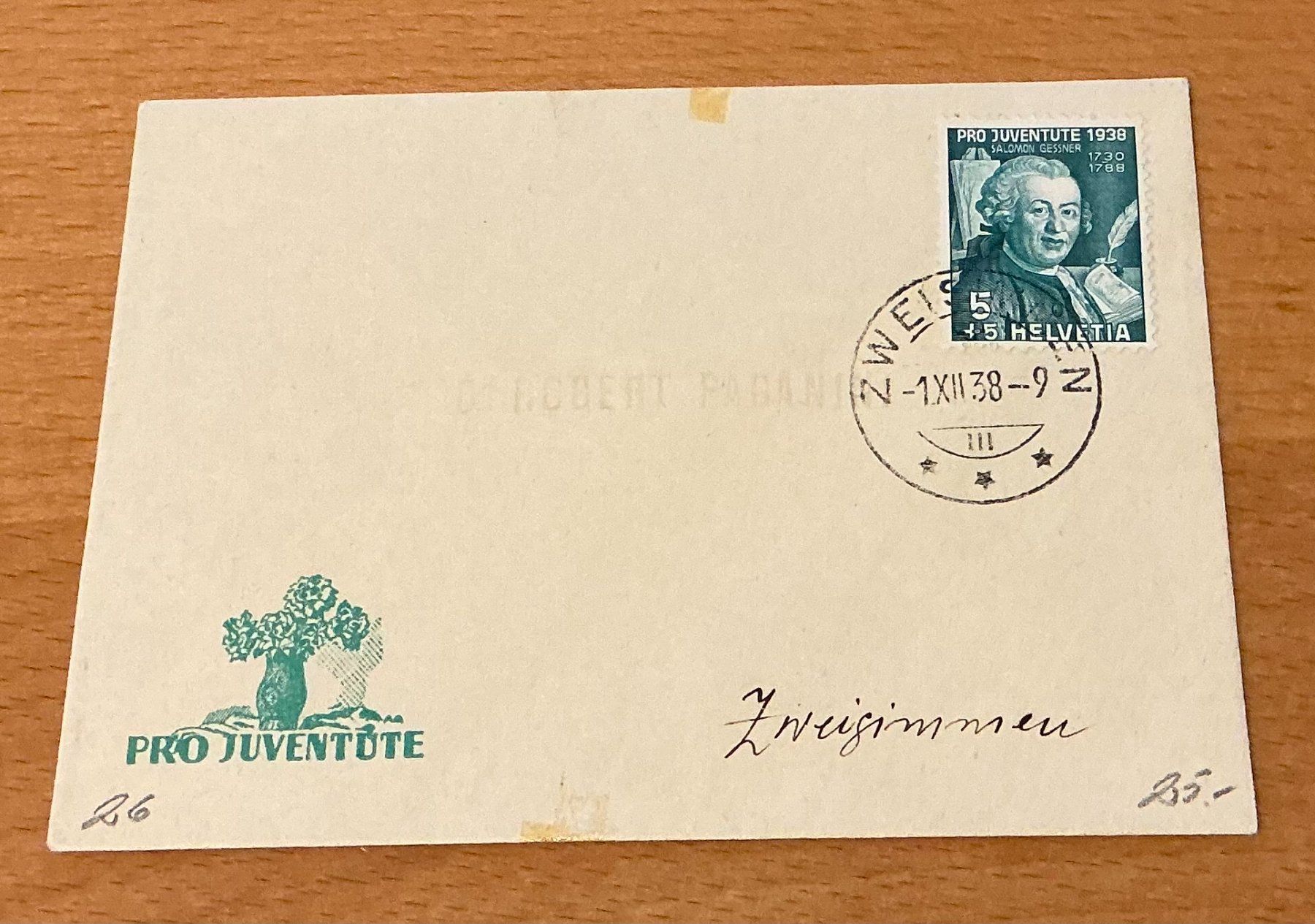 Alle Briefmarken: 1 Pro Juventute BRIEFLI – Neu (gemäss Beschreibung) aus Koblenz von Markenhimmel