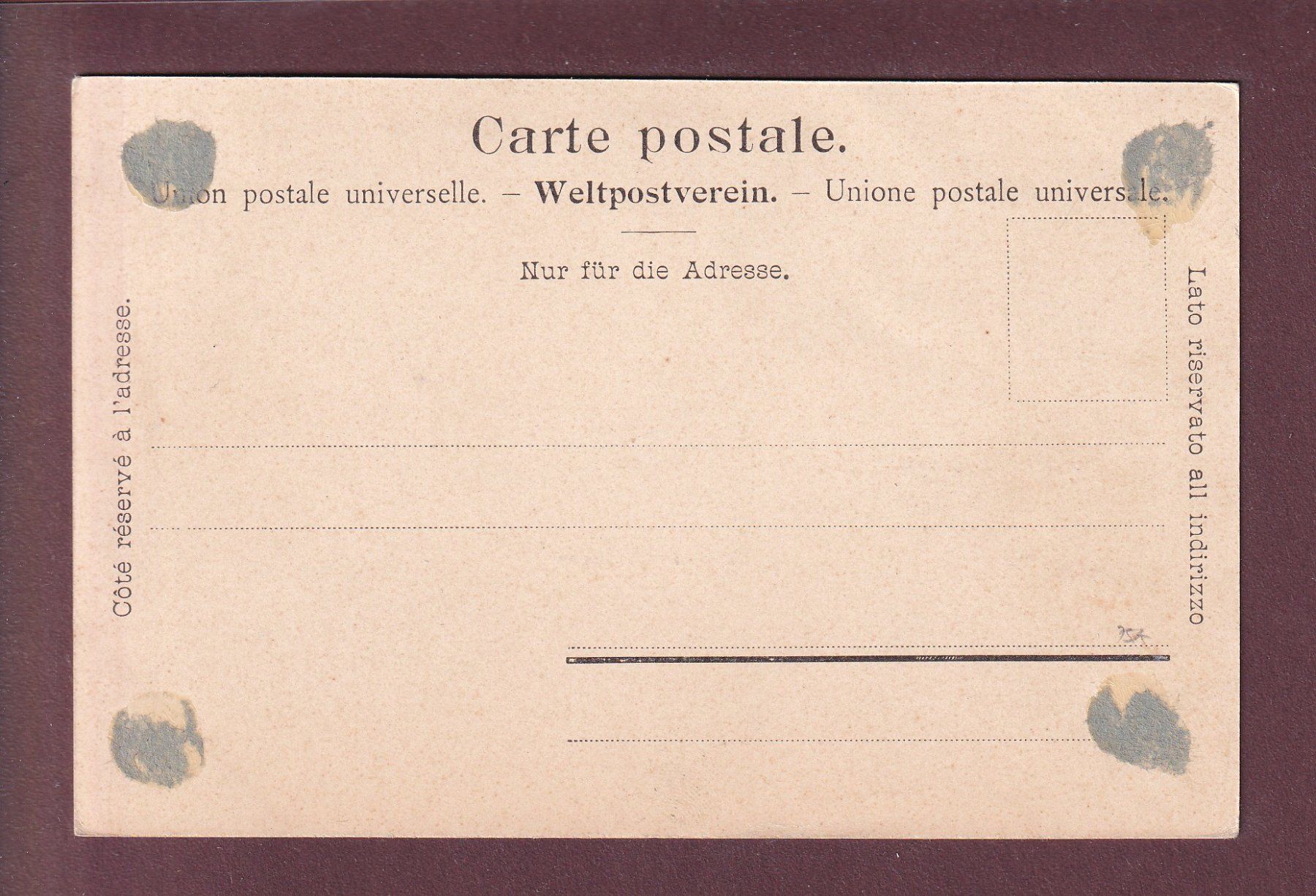 Cartoline postali: DAVOS mit Seehorn // Rück sehen // – Usato da Pully venduto da nicecards 1