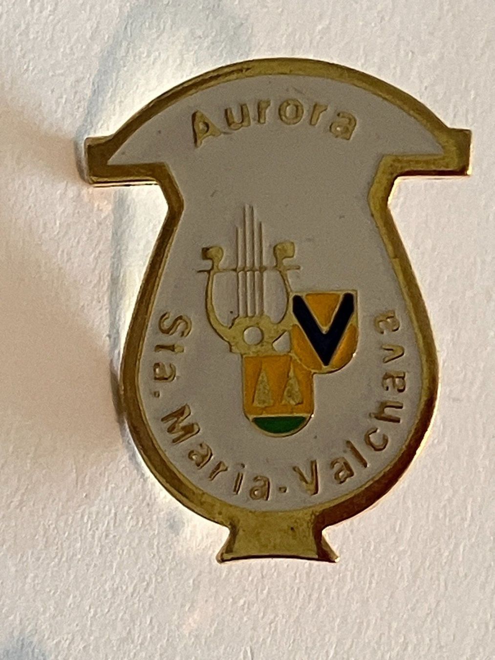 Plaketten & Abzeichen: 1 Pin Aurora - St. Maria Valchava – Gebraucht aus Basel von djwwpp