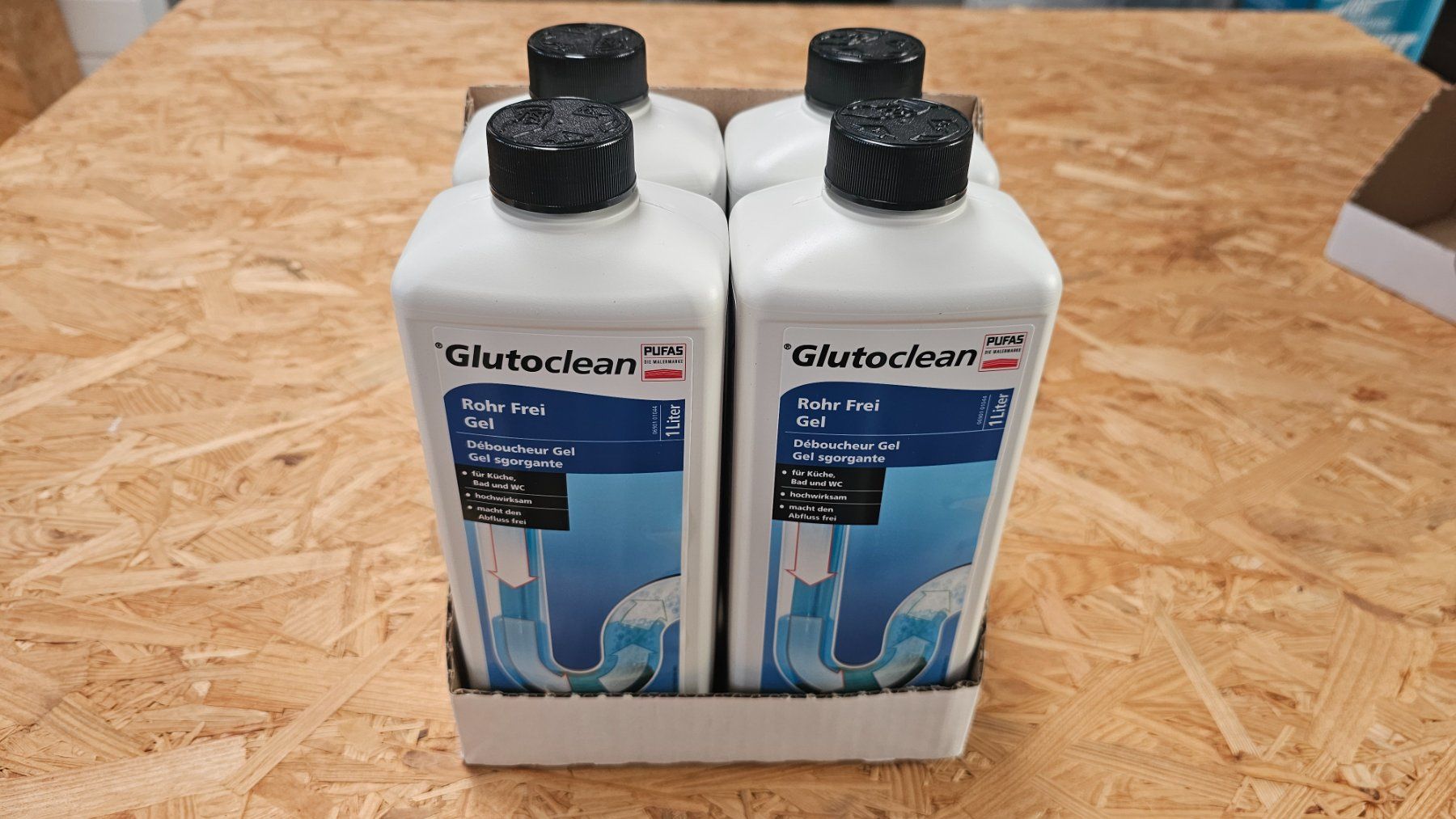 Prodotti di pulizia: Glutoclean Rohr Frei Gel 1 l – Nuovo e nell'imballaggio originale da Koppigen venduto da Bracher_Mail-House 2