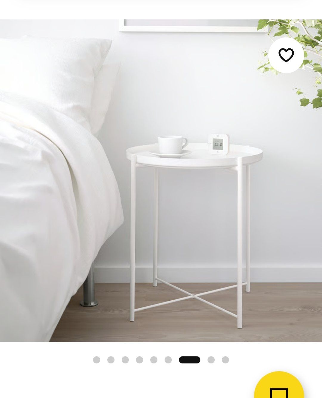 Ikea Comodini: Ikea weisse Tisch Tablettisch – Usato da Grenchen venduto da Wolfine