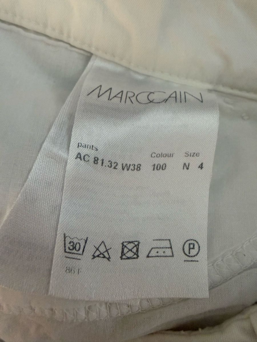 Marc Cain Pantaloni: Marccain Hose, Gr. 38, Weiss, Sommer-Look – Usato da Mettmenstetten venduto da _4_YOU_ 2