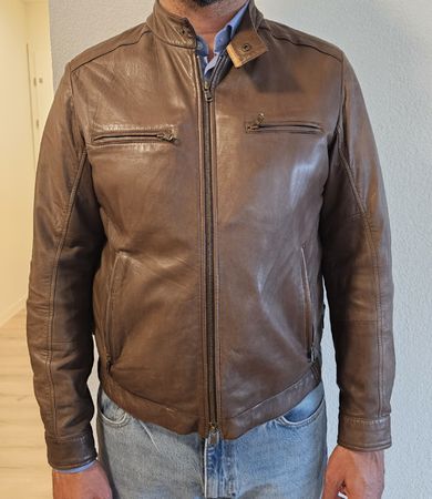 Wunderschöne Echtlederjacke von Brunello Cucinelli, Grösse L