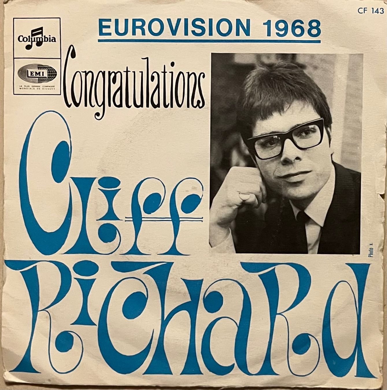 Dischi in vinile: CLIFF RICHARD -- CONGRATULATIONS - EUROVISION 1968 – Usato da Bussigny venduto da vinyl-pas-cher
