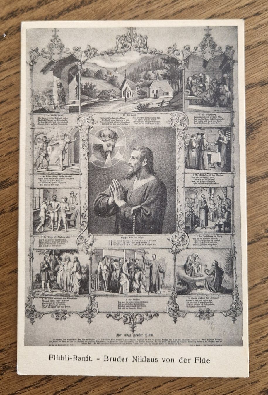Cartoline postali: 3er Set Bruder Klaus Sachseln, ca. 1920 – Usato da Ebikon venduto da Donar50 1