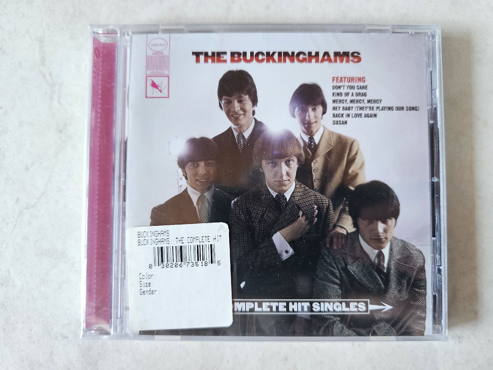 CD: The Buckinghams  -  The Complete Hit Singles / Fabrikneu – Nuovo e nell'imballaggio originale da Schneisingen venduto da backstore24