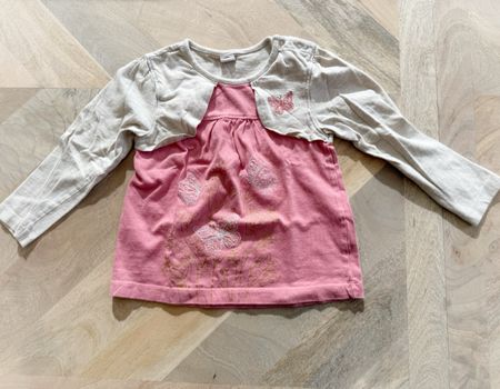 Herziges Mädchen Langarm Shirt Gr. 98