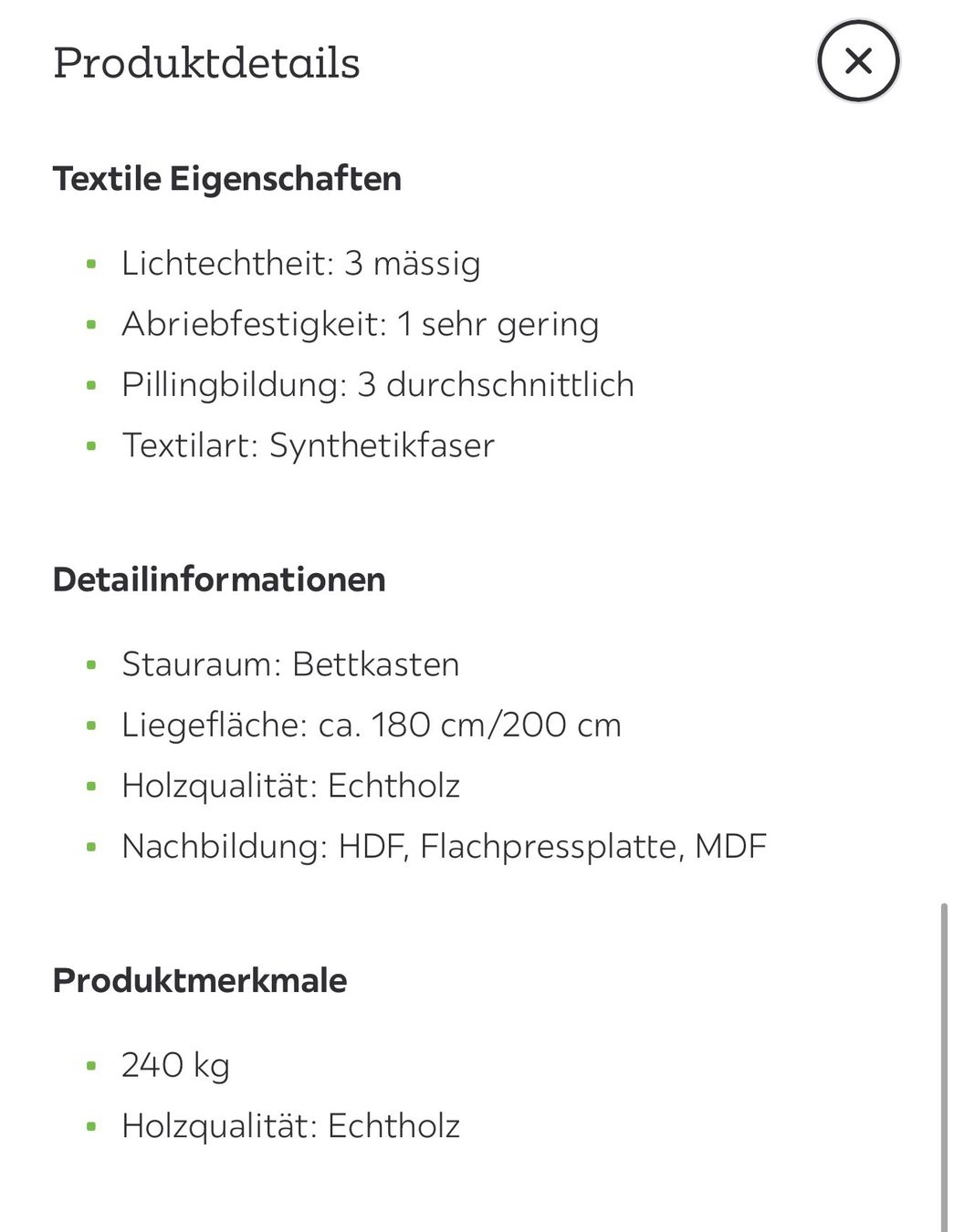 Letti: NEU Boxspringbett Papilon, silberfarben, 180x200cm – Nuovo (secondo la descrizione) da Schlieren venduto da hye_jv95 9