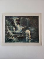 Reproduction certifié "La cascade bleue" signé Palmero