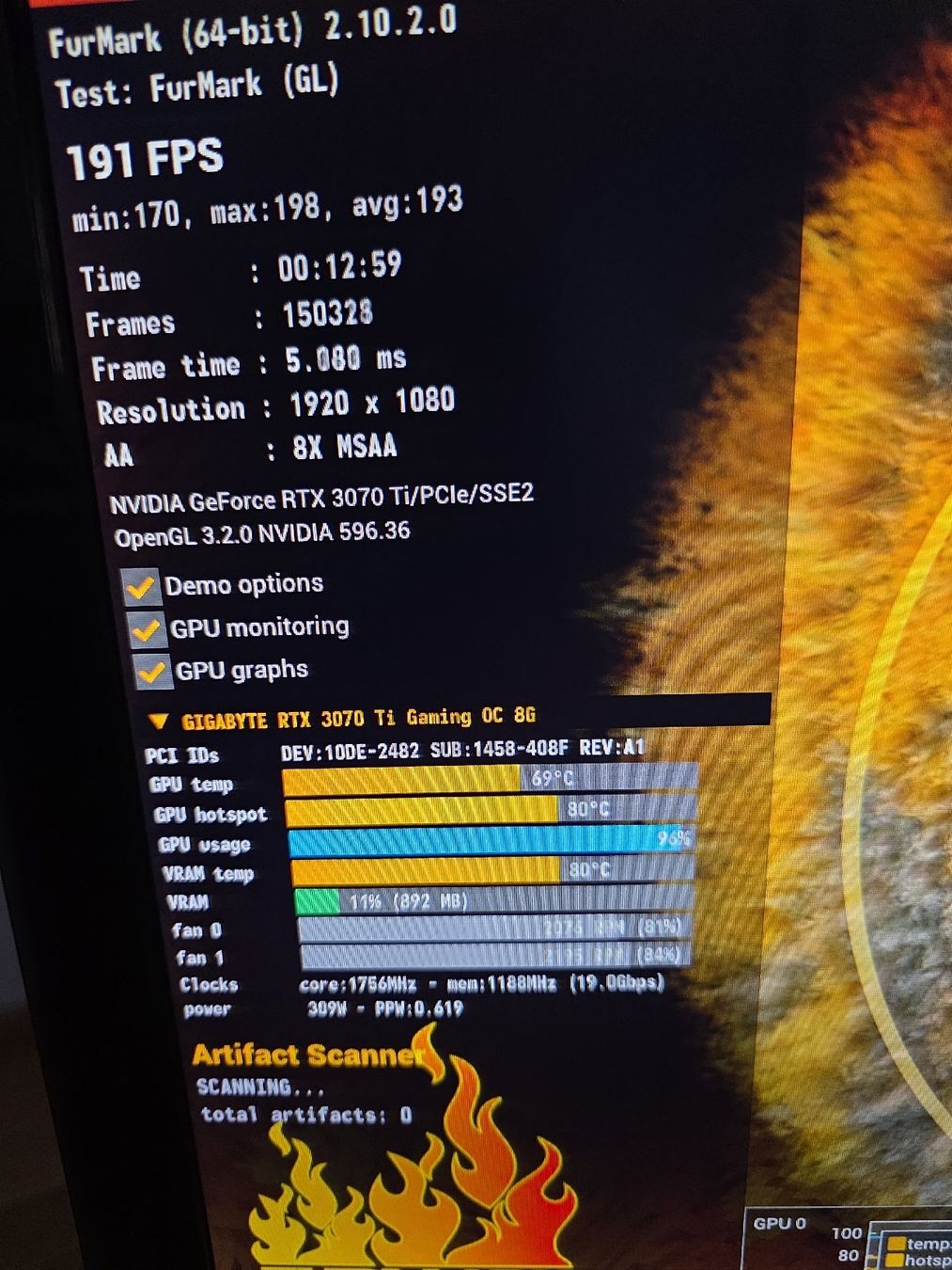 Nvidia Grafikkarten: RTX 3070Ti Gigabyte Gaming OC – Gebraucht aus Brig von N1TR-0 1