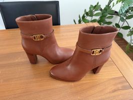Stiefeletten braun Leder Lauren Ralph Lauren Grösse 6.5B