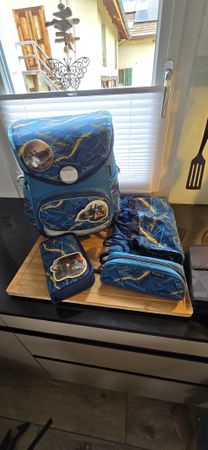 Schultaschen Set Belmil blau Kinder guter Zustand
