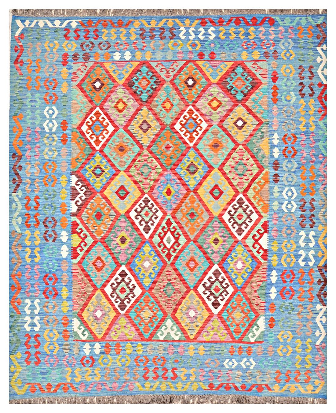 Kelim Tappeti: Oriente Kelim Teppich 300x250 cm – Nuovo e nell'imballaggio originale da Lahore venduto da Fairways79