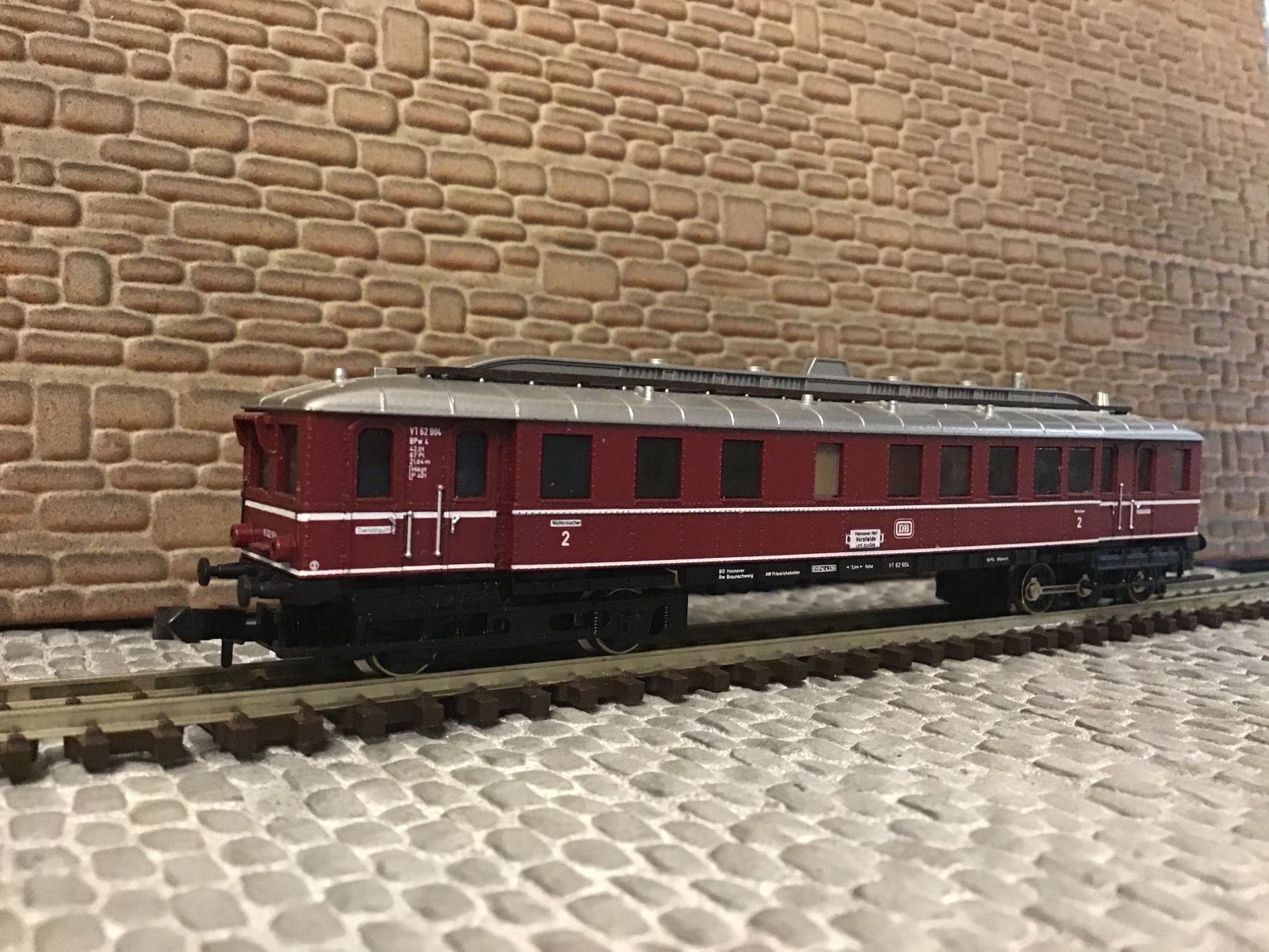 Trix Modellini di ferrovie: Minitrix N VT 62 904 Triebwagen, – Usato da Männedorf venduto da Modell-Spezialisten 2