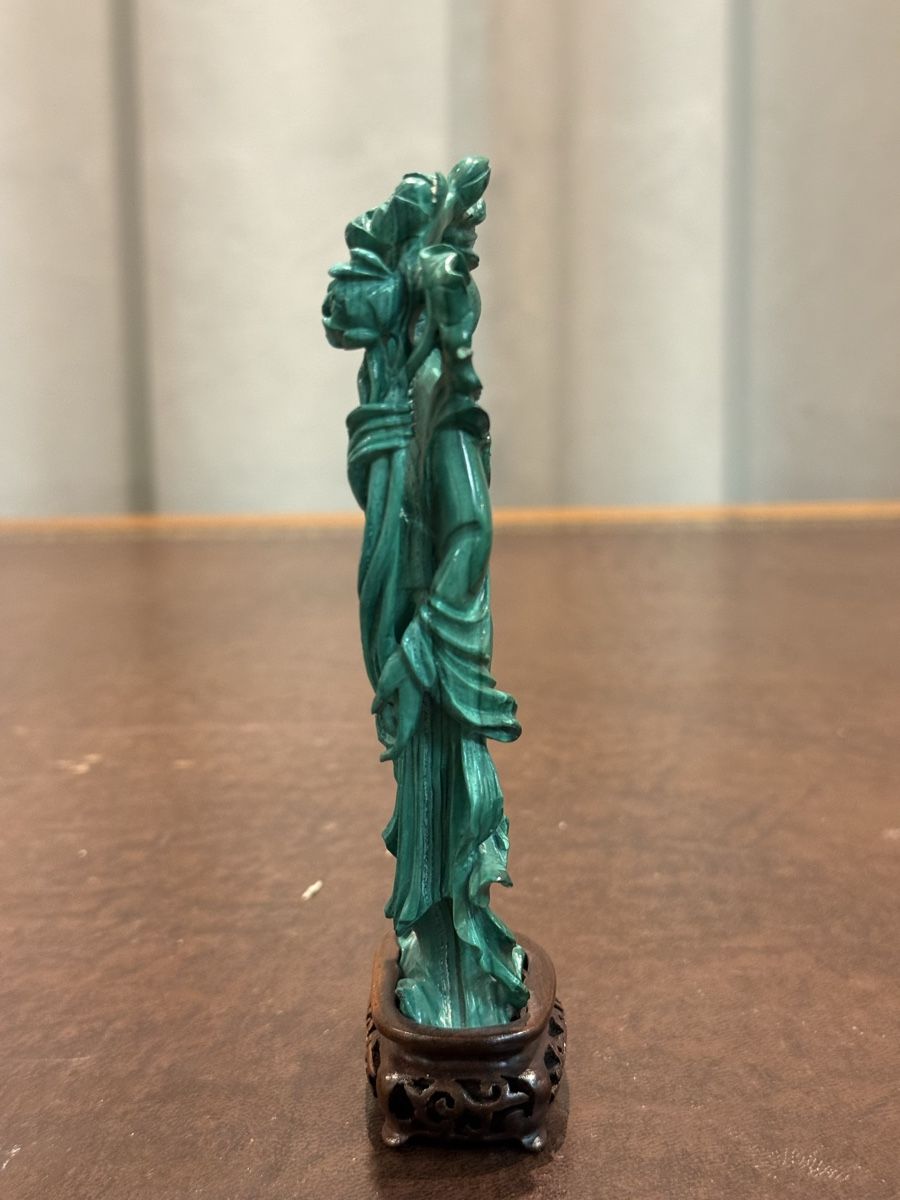 Figurines: Guanyin-Figur aus Malachit, China – D'occasion à Zofingen par GrosisWonderkeller 4