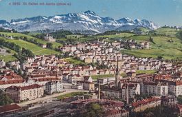 St. Gallen mit Säntis