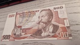 500 Schilling Sterling 1985 Banknote Österreich guter Zustan