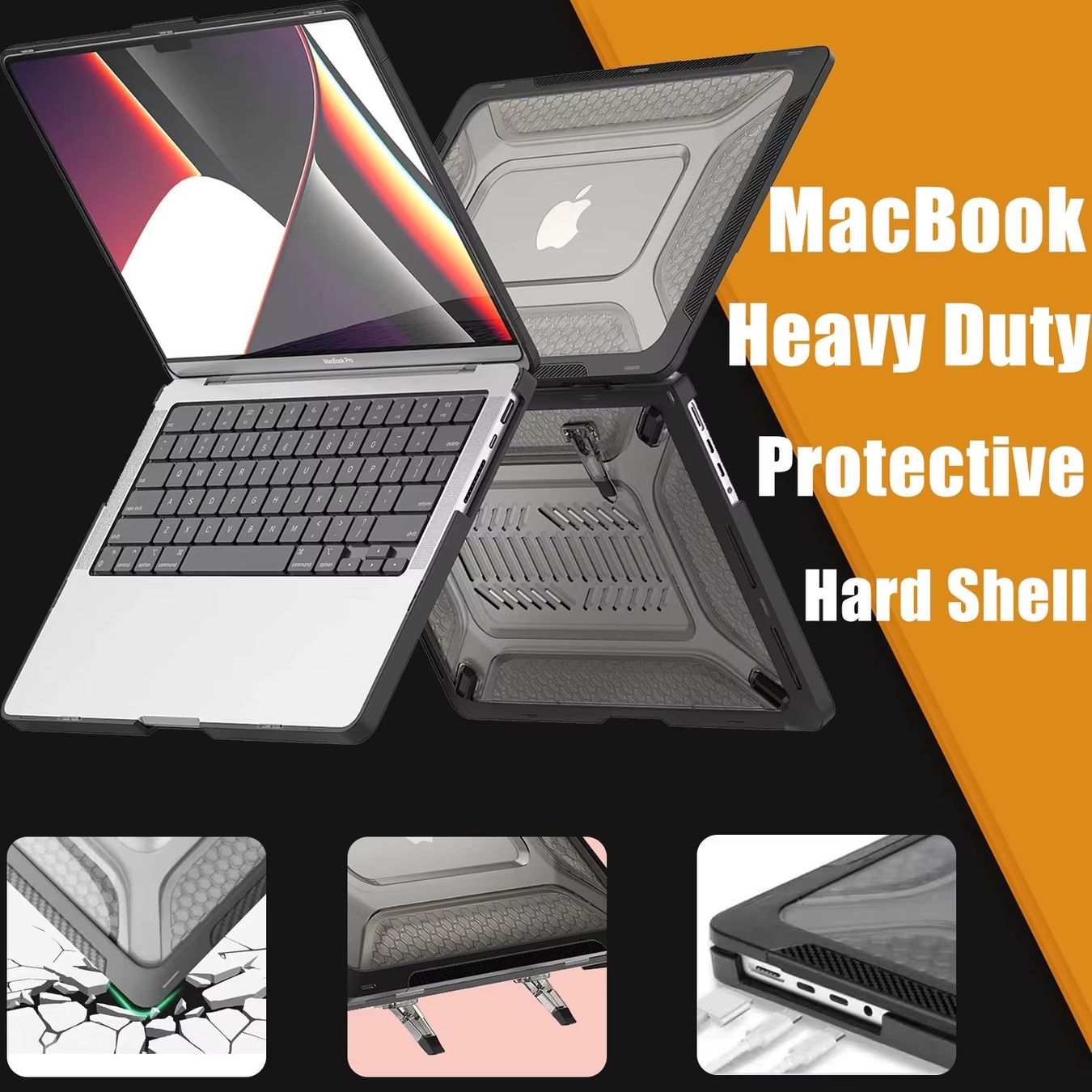 Apple Covers & Borse: Coque rigide ultra-résistante MacBook Pro 14'' M4 M3 M2 M1 – Nuovo e nell'imballaggio originale da Lutry venduto da Brocantosaurus 1