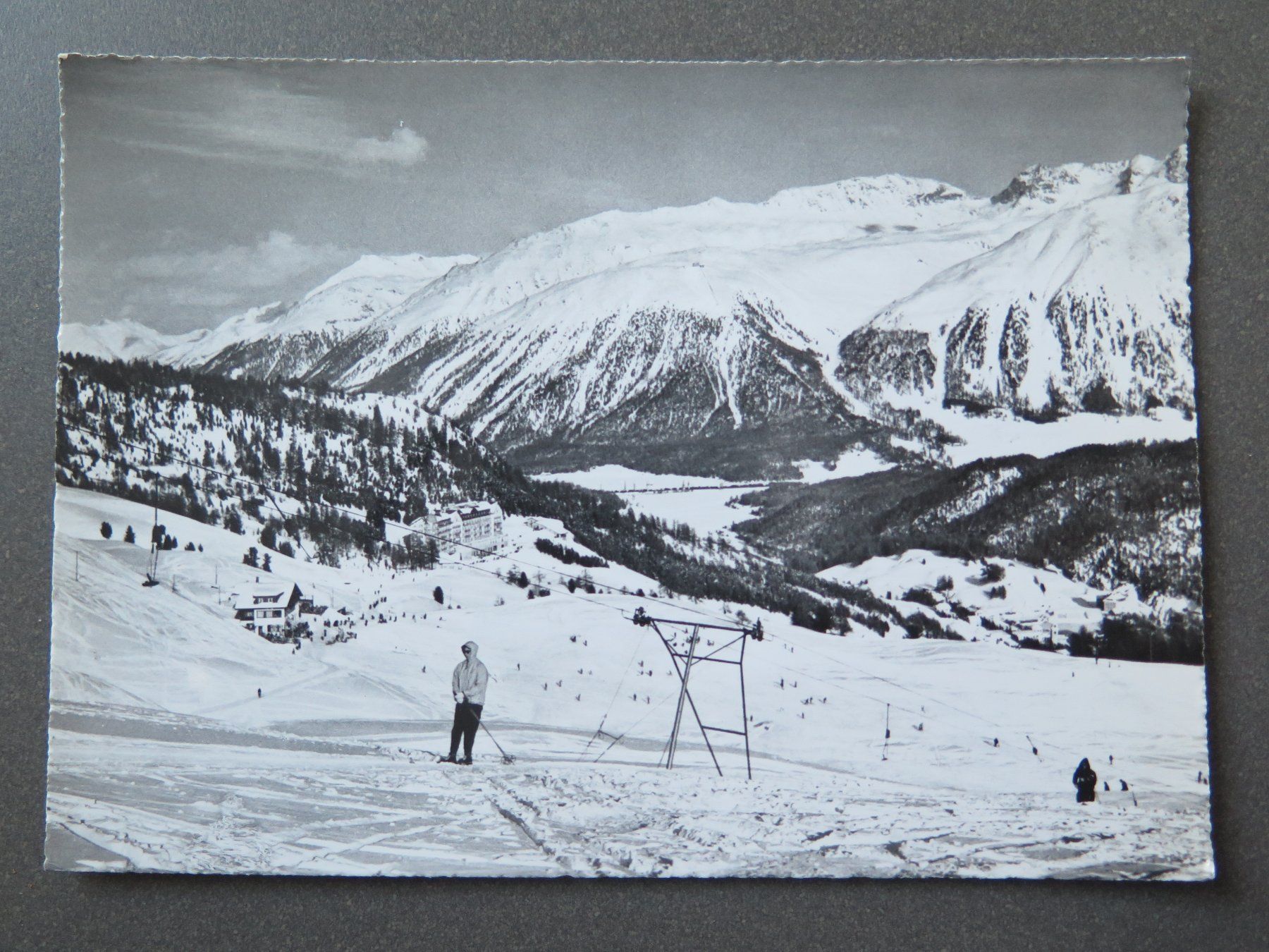 Cartoline postali: ST. MORITZ - SKILIFT SALASTRAINS – Usato da Wittenbach venduto da lipasal