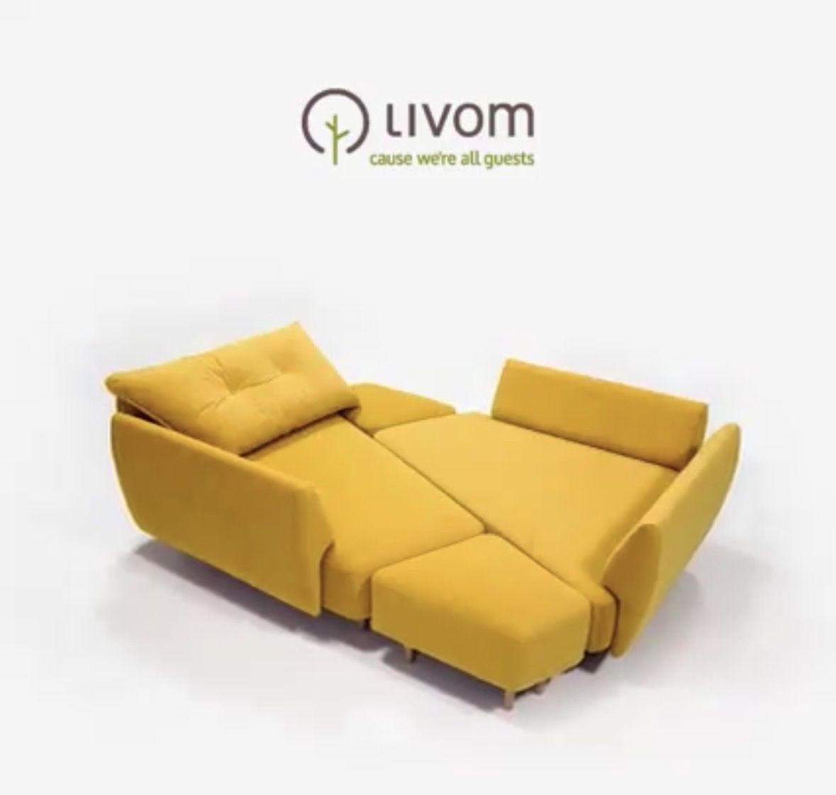 Livom Sofas: LIVOM Sofa mit Ottomane dunkelgrau guter Zustand – Gebraucht aus Interlaken von tin_sw2k 3