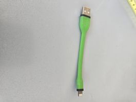 Ladekabel kurz grün für iPhone
