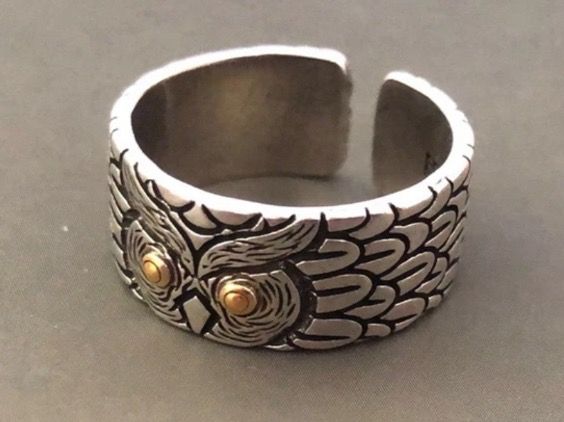 Anelli: Ring Eule ( one Size) / Nr. 37 – Nuovo (secondo la descrizione) da Gams venduto da Mariawicca 1