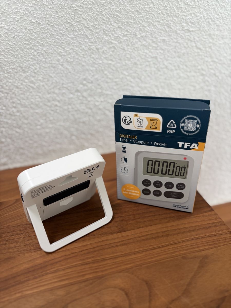 Orologi: TFA Digitaler Küchen-Timer, Stoppuhr, Wecker - Neuwertig! – Nuovo (secondo la descrizione) da Studen BE venduto da Milaic 2