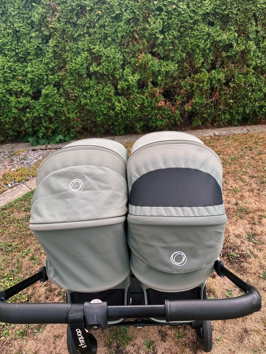 Bugaboo Kinderwagen: Bugaboo Donkey 5 Twin Stroller Forest Green Used – Gebraucht aus Affoltern am Albis von rot_682g 3