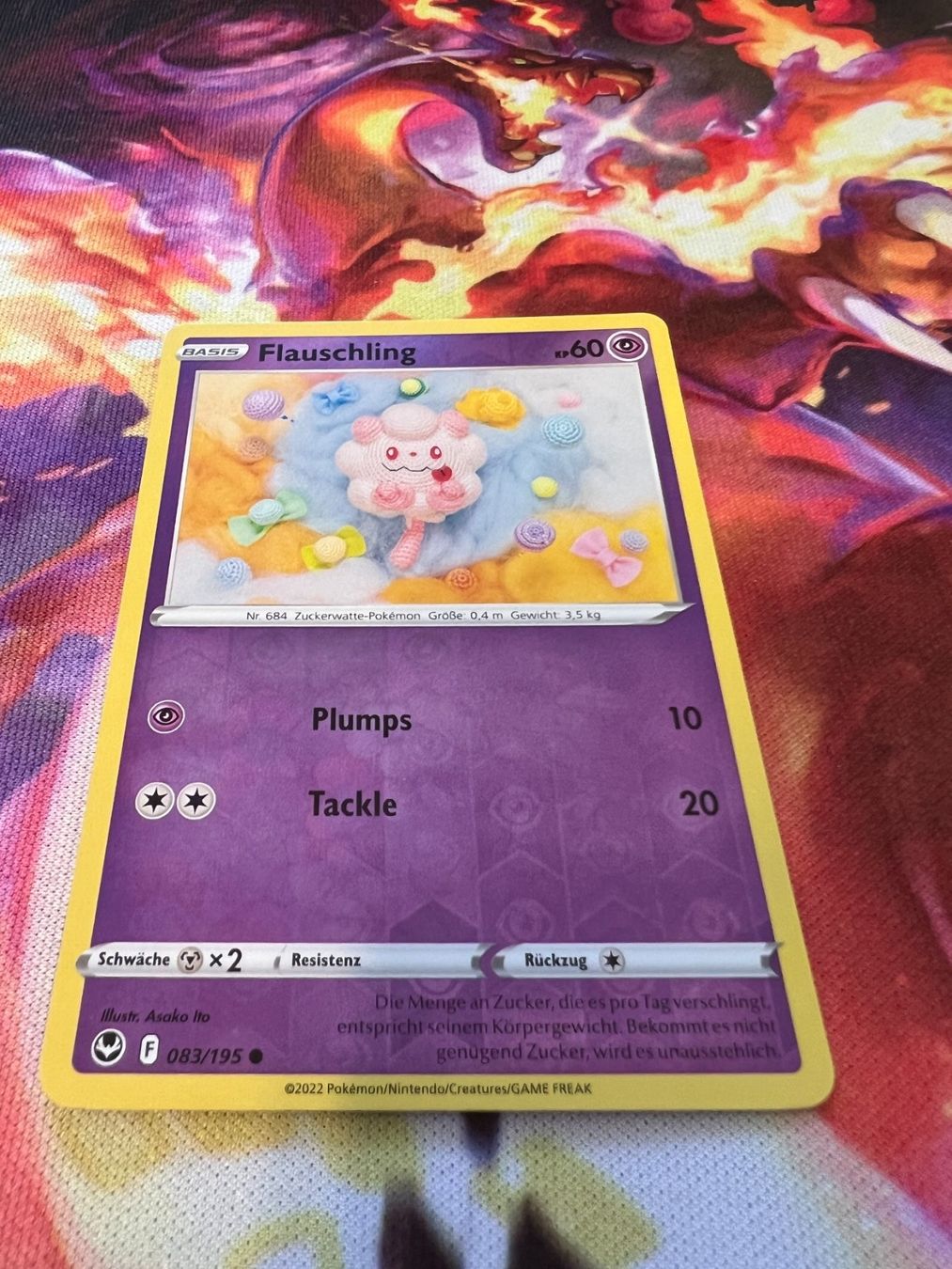 Pokémon Carte collezionabili: Flauschling (SIT 083) / Reverse Holo / Silberne Sturmwinde – Nuovo (secondo la descrizione) da Bülach venduto da CherryBlu