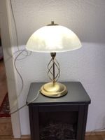 Vintage Tischlampe, Goldfarben, Top Zustand