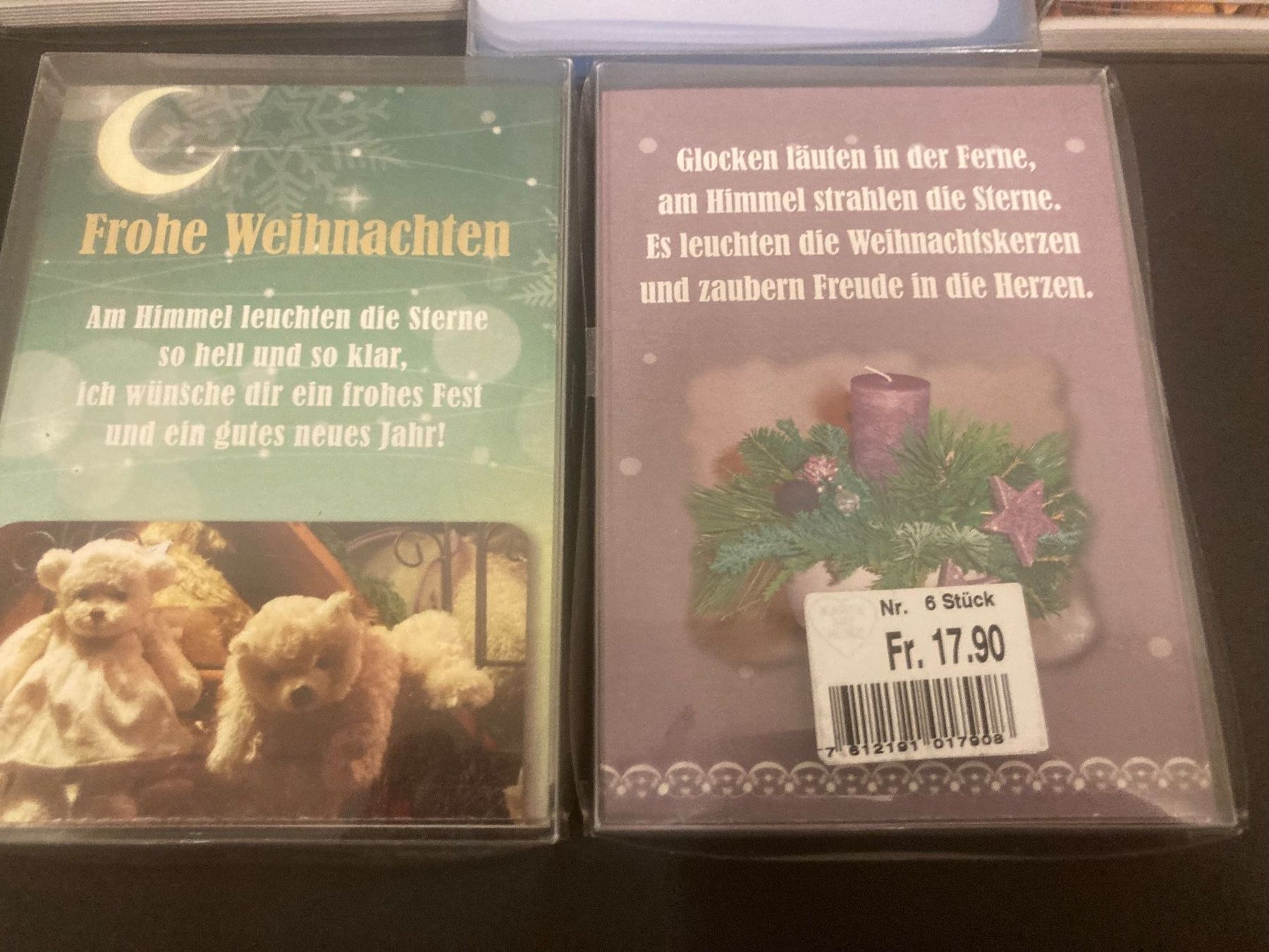 Karten: Restposten Weihnachtskarten 60 Stück mit Couvert – Neu und originalverpackt aus Neuenhof von jorogo 4