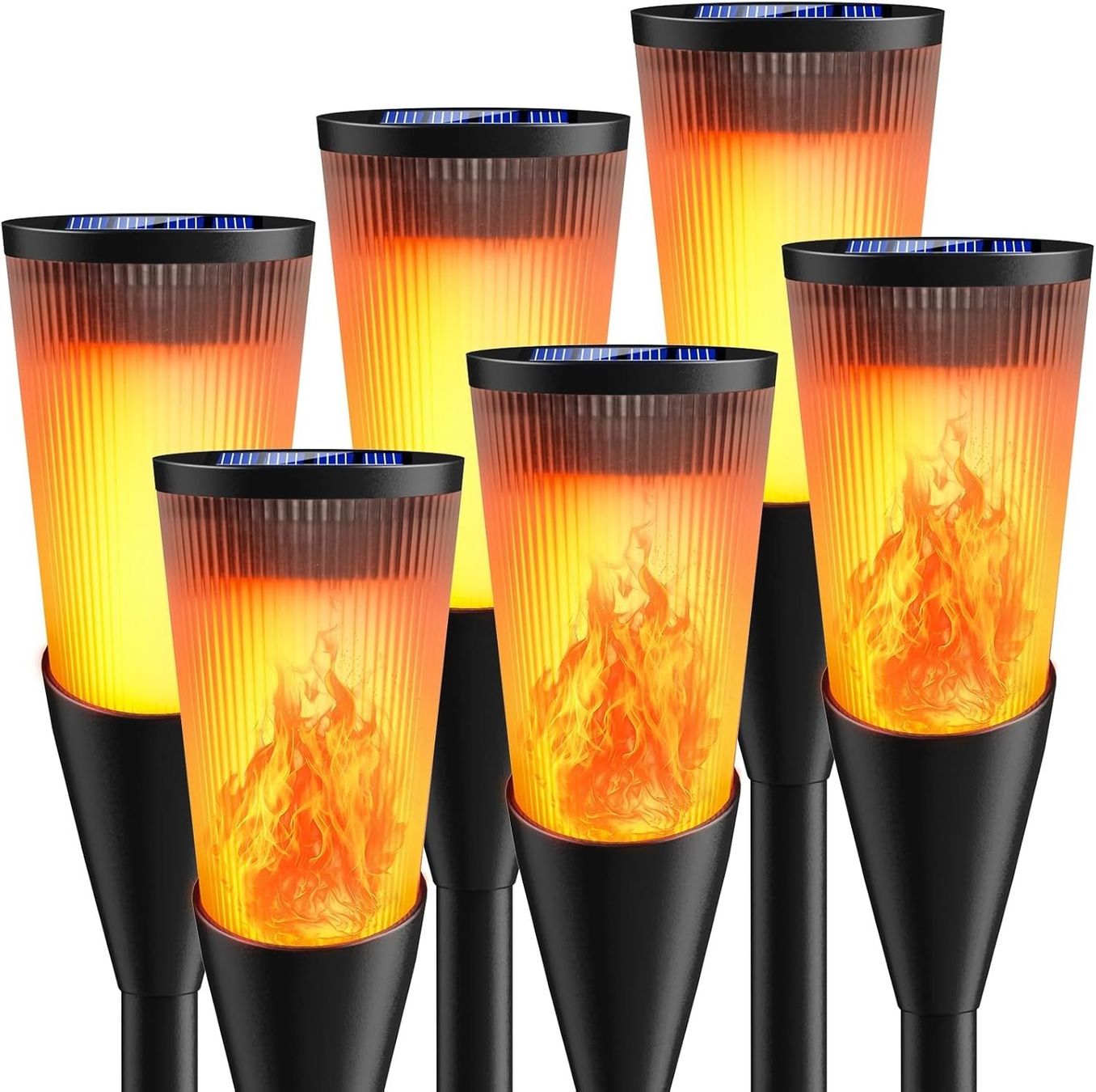 Lampade: 6x Solar Fackeln Flammeneffekt – Nuovo e nell'imballaggio originale da Nuglar venduto da SmartLiving24 1