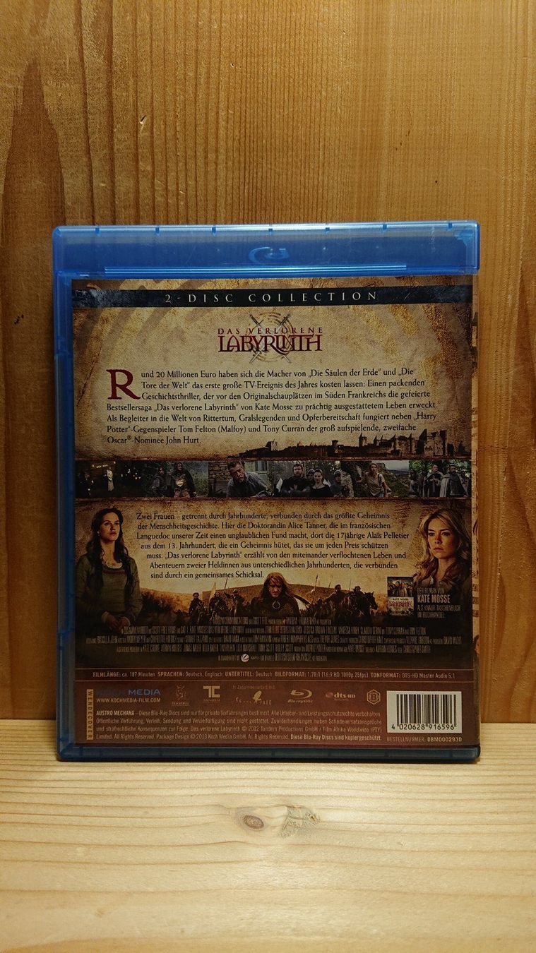Tutti i DVDs: DAS VERLORENE LABYRINTH Blu-Ray – Usato da Wilderswil venduto da Exebub 1