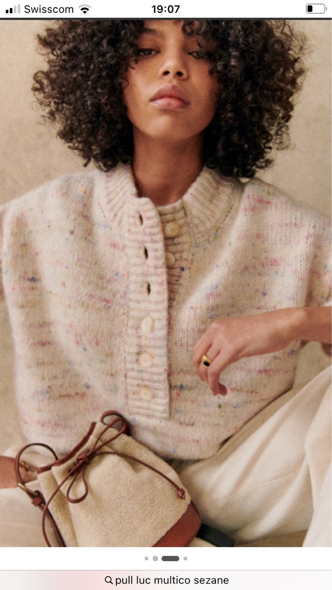 Sezane Pulls & Sweat-shirts: Pull Luc multico – D'occasion à Villars-Tiercelin par gir_7z67