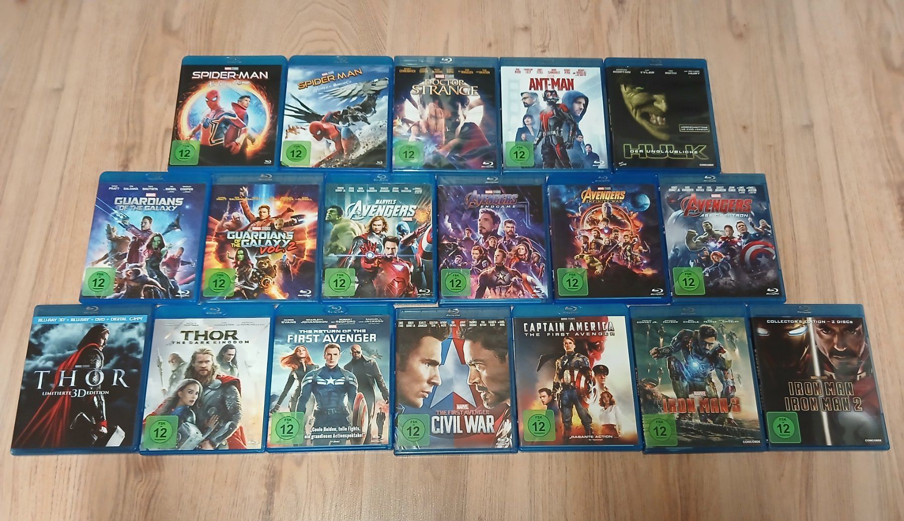 Alle DVDs: Marvel Sammlung Bluray – Gebraucht aus St. Margrethen SG von SamusAran