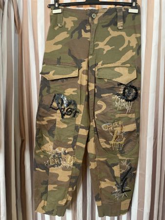 Tadaski Camouflage, Vintage, Cargo Hosen Gr. M